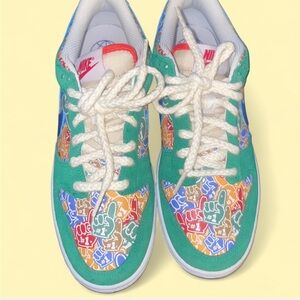 Nike Kids Multicolor Graphic Sneakers